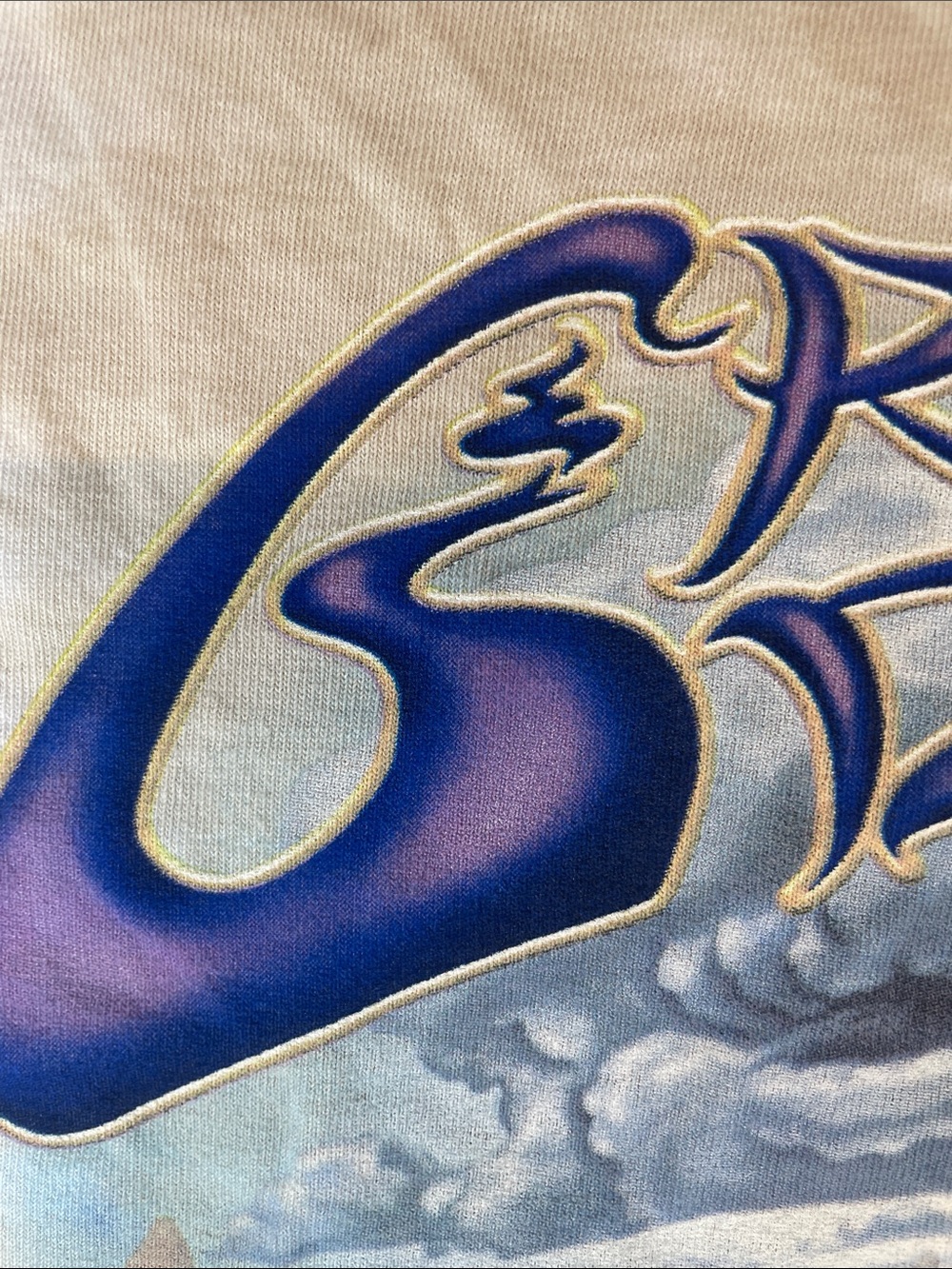 Vintage 2001 Liquid Blue Grateful Dead Large Y2K like new! Authentic - Picture 3 of 13